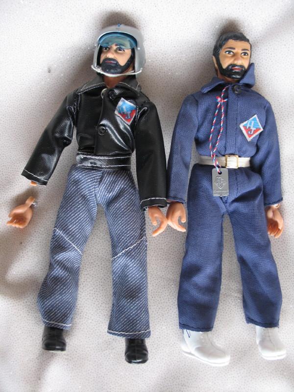 Three 1971-72 Mego 'Action Jackson' 20cm all original action figures. AJ Ju