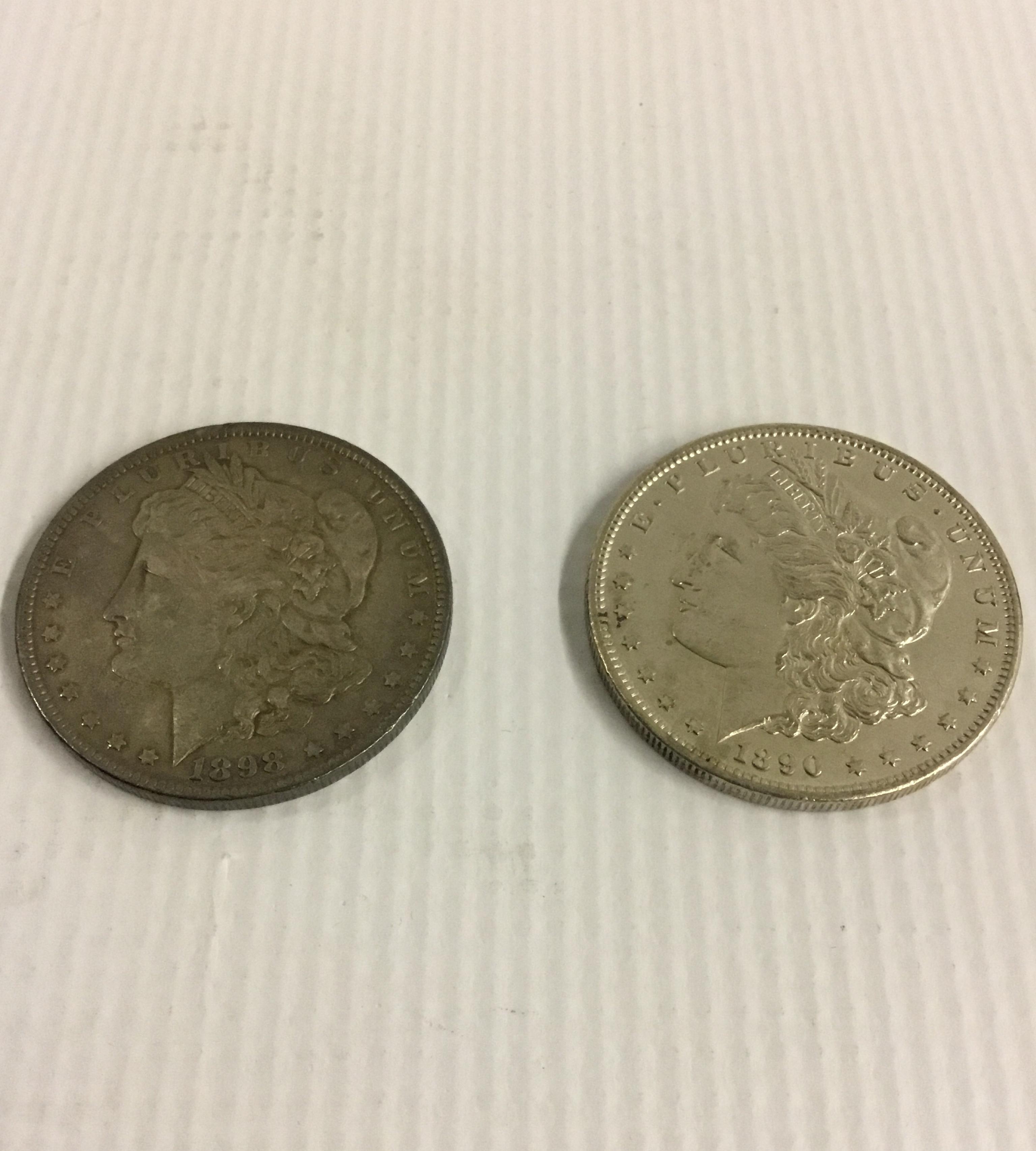 2x US Morgan Dollars