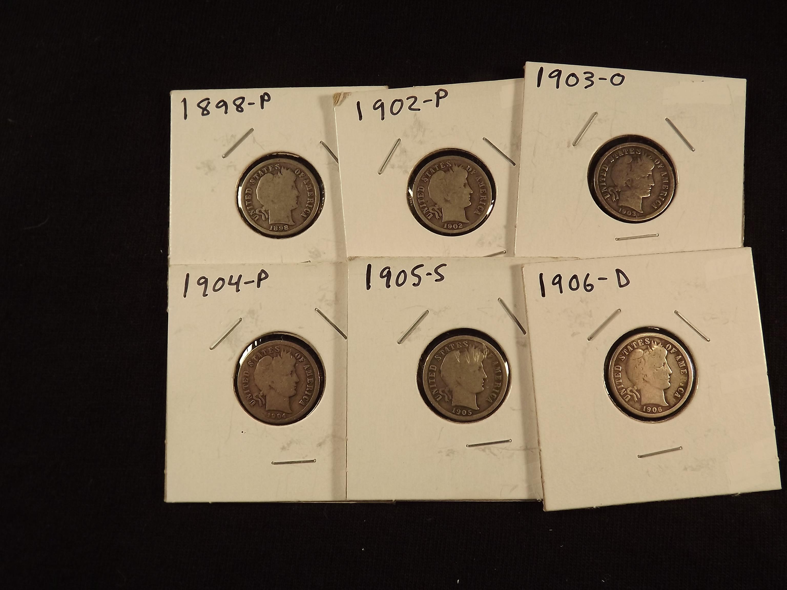 6 Barber Dimes