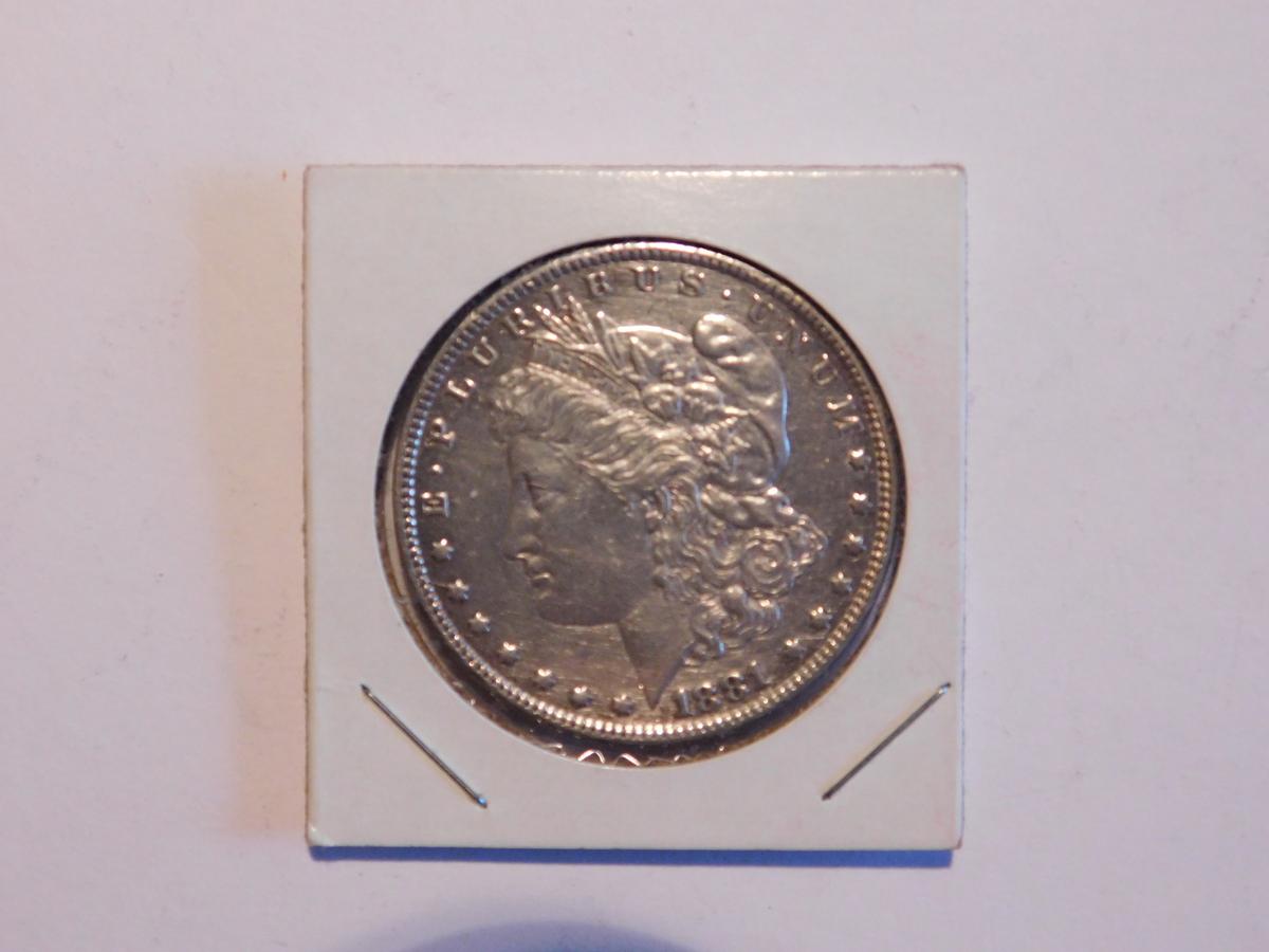 1881-0 MORGAN VERY FINE