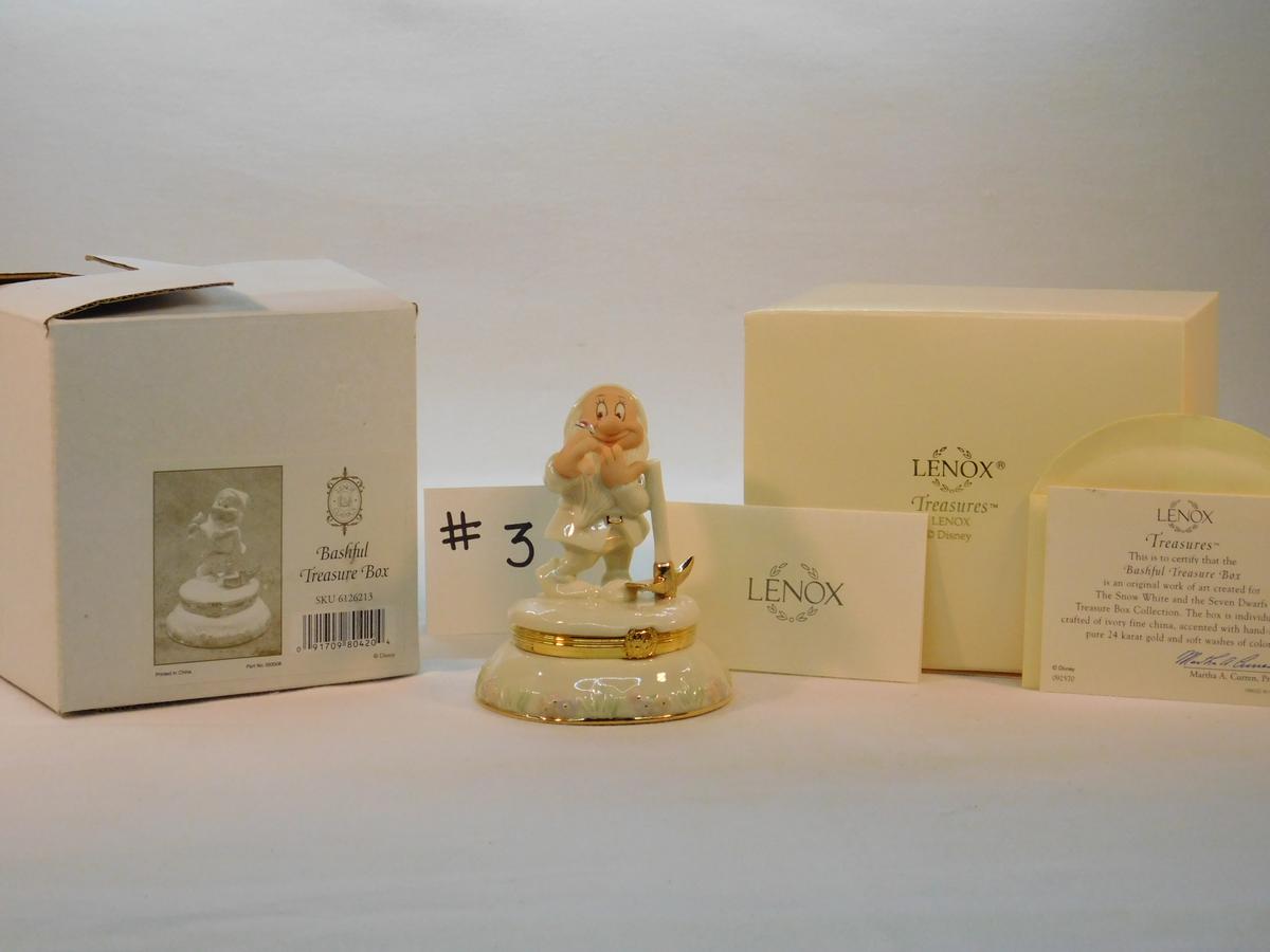 Disney Lenox Treasure Box Collection-Bashful