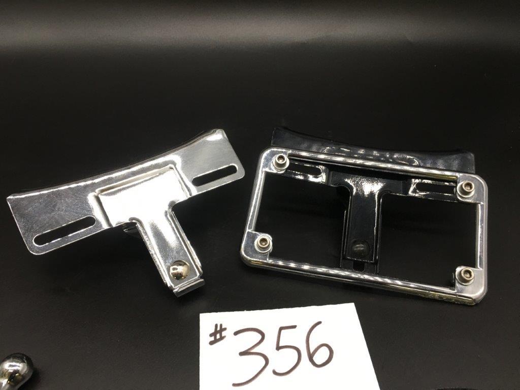 LICENSE PLATE BRACKETS, LEVER, AND COVERS