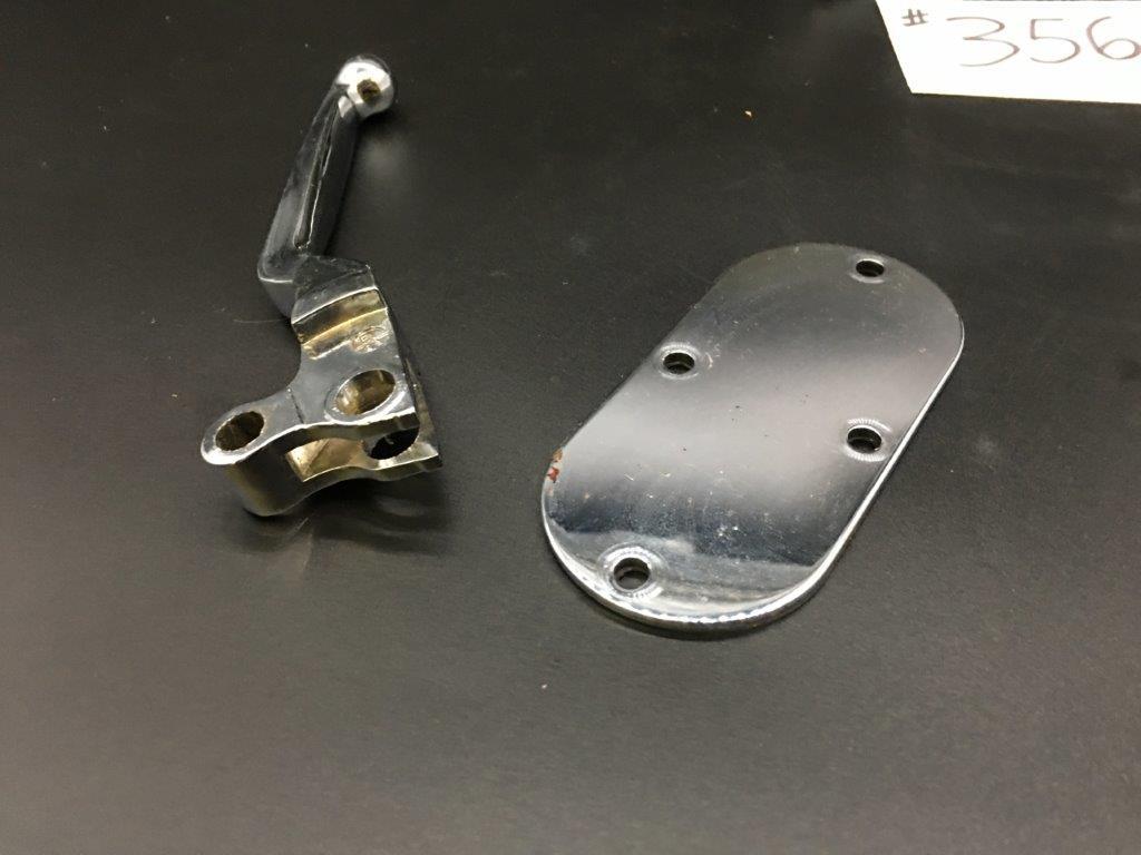 LICENSE PLATE BRACKETS, LEVER, AND COVERS