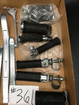 TIRE FORKS, LEVERS, AND FOOTPEGS