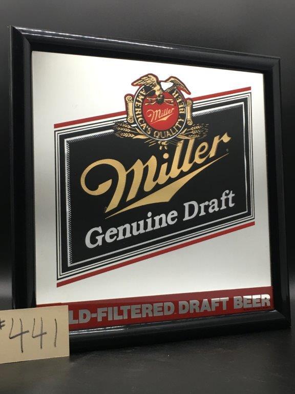 3x BEER SIGN MIRRORS