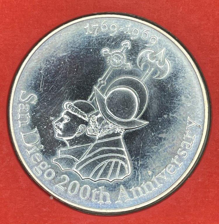 SAN DIEGO 200th ANNIVERSARY COMMEMORATIVE COIN