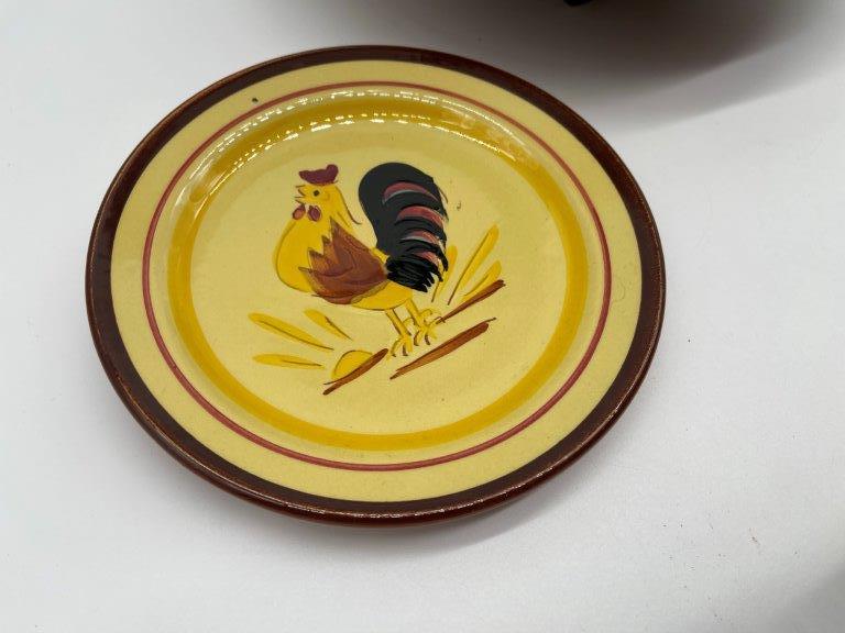 VINTAGE STANGL ROOSTER SET