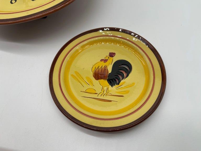 VINTAGE STANGL ROOSTER SET