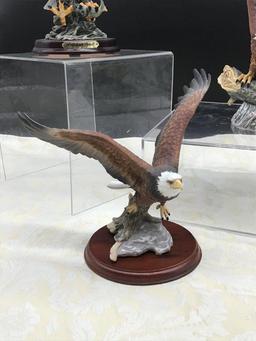 COLLECTIBLE PORCELAIN EAGLES