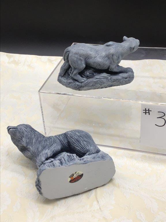 Volcanic Ash Animal Sculptures