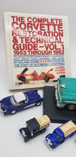 CHEVY BEL AIR MODEL, ASSORTED CARS & CORVETTE RESTORATION GUIDE BOOK