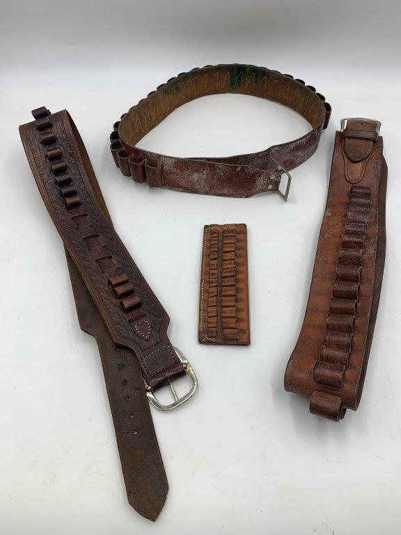 4X LEATHER BANDOLIERS