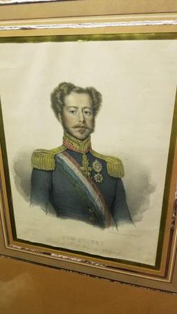 FRAMED PRINT OF DOM PEDRO I