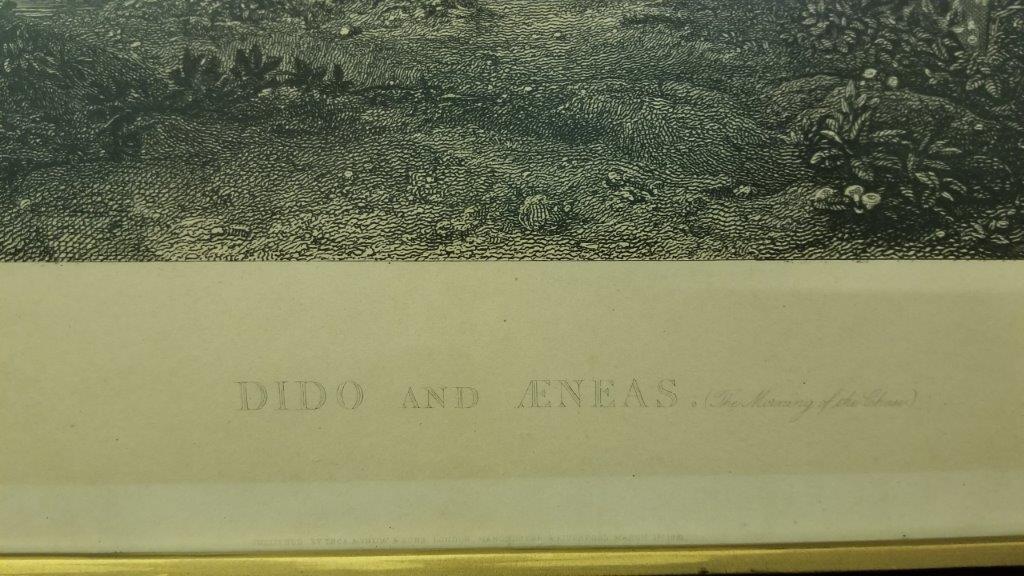 DIDO AND AENEAS FRAMED LITHO