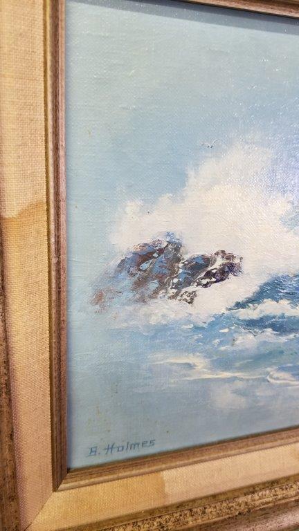 ORIGINAL OIL PAINTING OCEAN SCENE