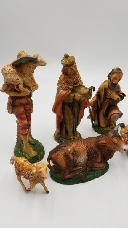 HOLIDAY- VINTAGE FONTANINI BY ROMAN NATIVITY SET