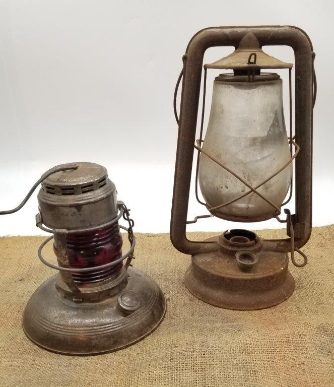 PRIMITIVE ANTIQUE LANTERNS