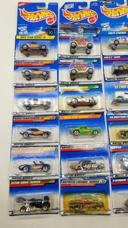 COLLECTION OF HOTWHEELS IN ORIGINAL PACKAGING