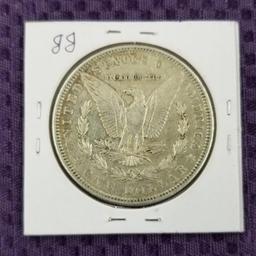 1884 SF MORGAN SILVER DOLLAR.