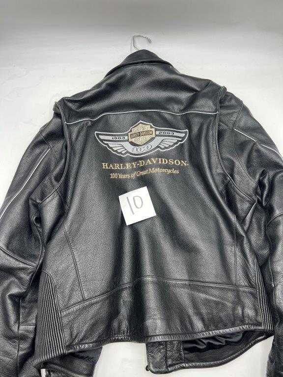 100TH ANNIVERSARY LEATHER HARLEY-DAVIDSON JACKET XL