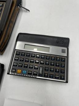 COLLECTION OF VINTAGE HP SCIENTIFIC CALCULATORS