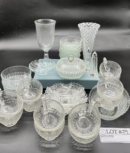 CUT GLASS LOT