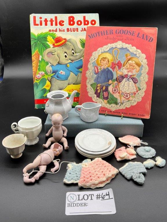 DOLL TEA SET LOT