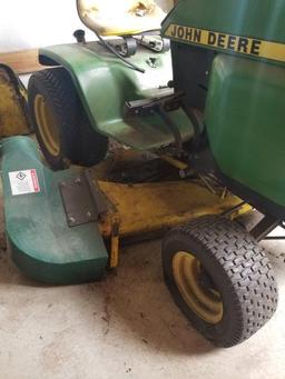 JOHN DEER 317 MOWER & CYCLONE RAKE