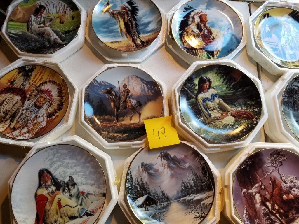 INDIGENOUS THEMED ART PLATES LOT