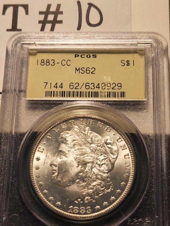 PCGS 1883 Carson City Morgand Dollar MS 62