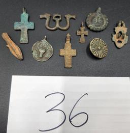 REPRODUCTION BRONZE AGE/MEDIEVAL PENDANTS