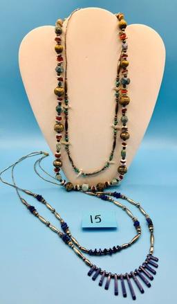 Native American Inspired Stone Necklaces
