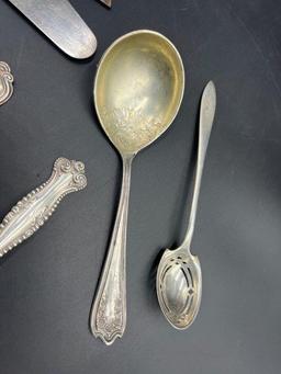 Collection of Antique Sterling Silver Flat Ware