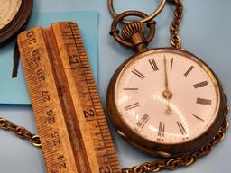 Pocket Watch with Chain, Incomplete Pocket Watch