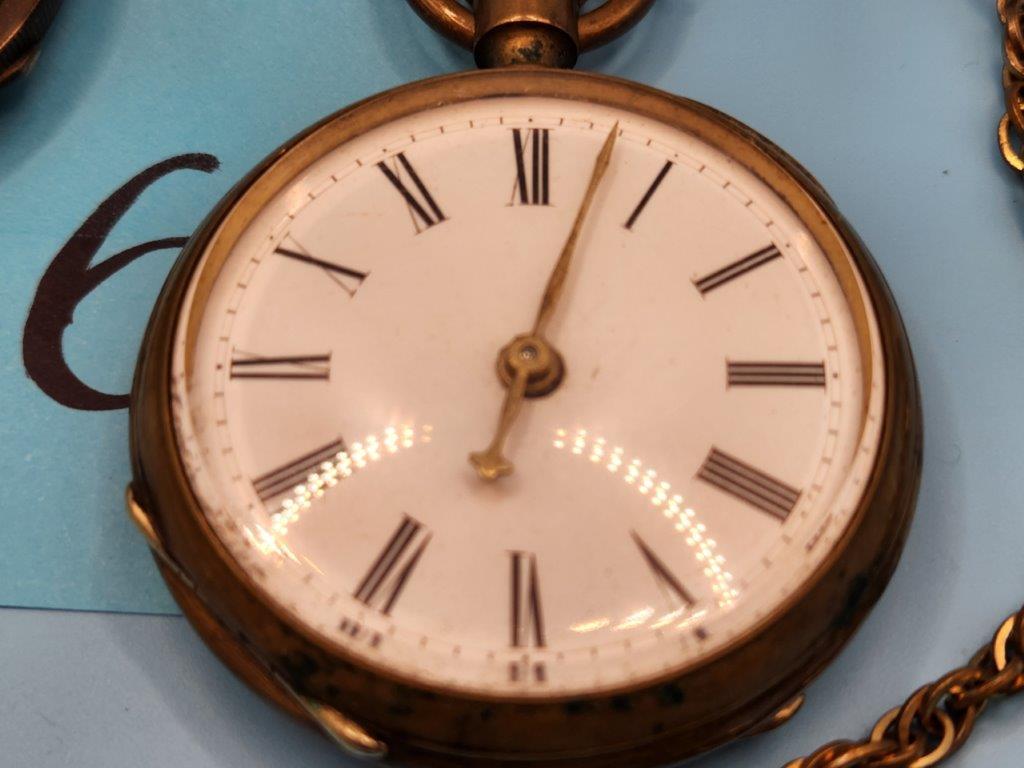 Pocket Watch with Chain, Incomplete Pocket Watch