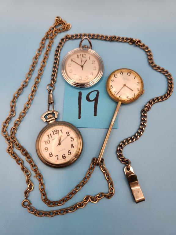 3 Unique Pocket Watches