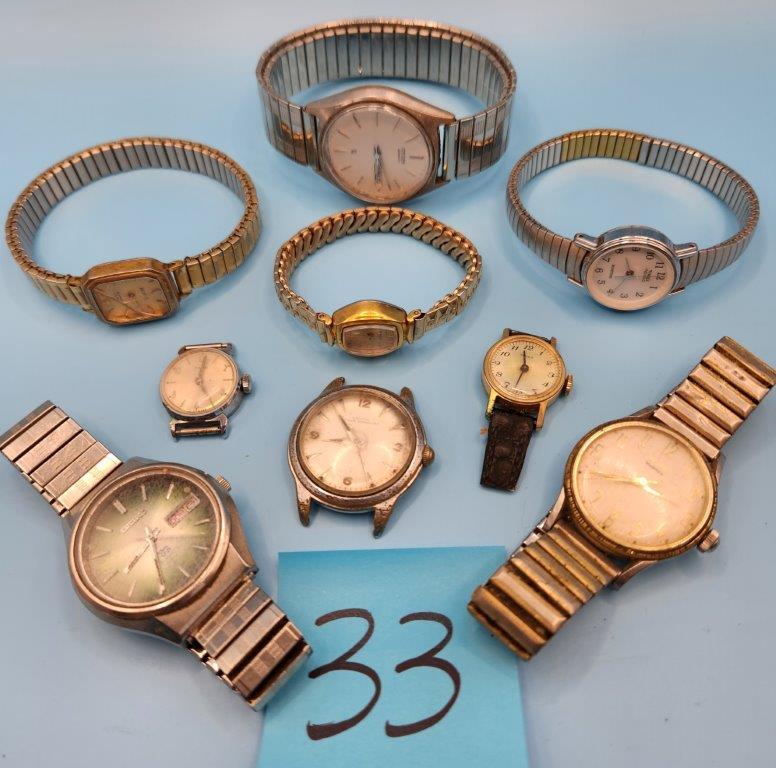 Men's and Women's Wrist Watches Assortment