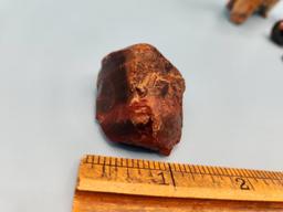 Large Rough Cut Garnet, Carved Stone "Bear", Geode, Arrowhead, and more