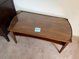 Record Cabinet with Doors, and Coffee Table with lower shelf