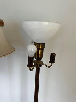 3 Vintage Floor Lamps