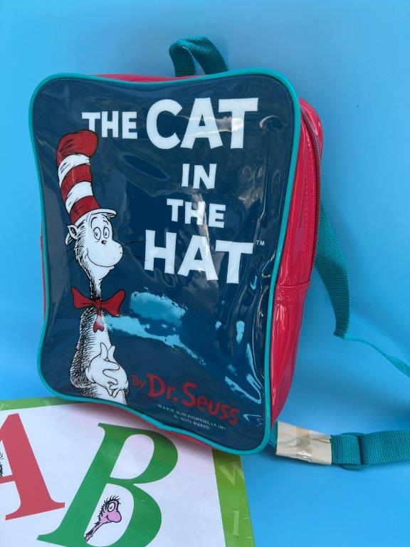 Dr Seuss ABC Game and "Cat in the Hat" Backpack