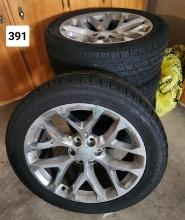 STAYTON PICK UP: Set of "Open Country" Tires and "GMC" Wheels