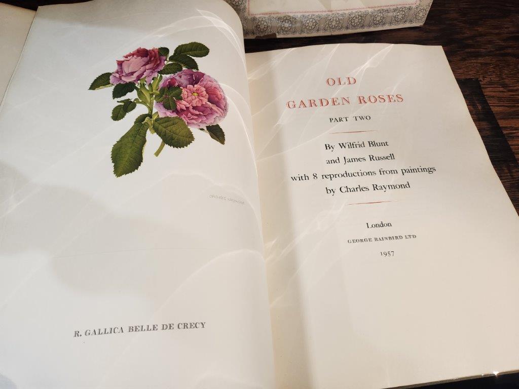 1950s Books Vol 1 and 2 "Old Garden Roses"