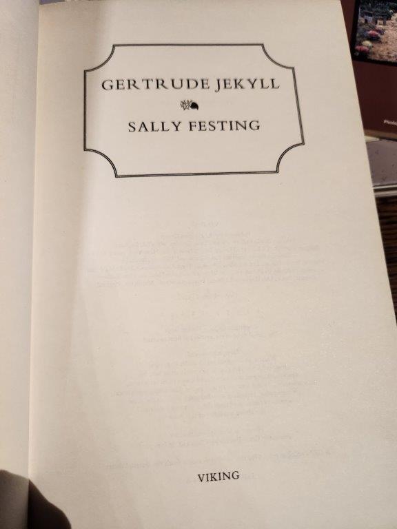 Book Collection of author Gertrude Jekyll