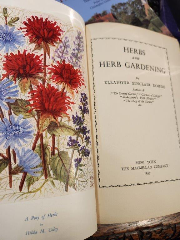"Origins of Fruit and Vegetables", 1923 "Garden of Herbs"