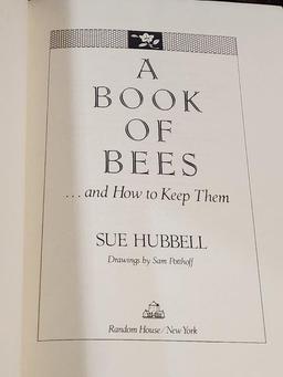 Pair of Books "A Book of Bees" by Hubbell,