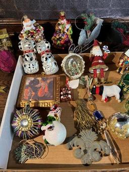 Dalmatian Ornaments, mini Sleigh Ornaments,
