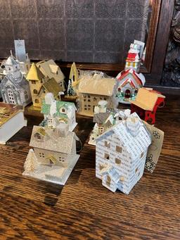 Christmas Village style Mini Houses and Churches