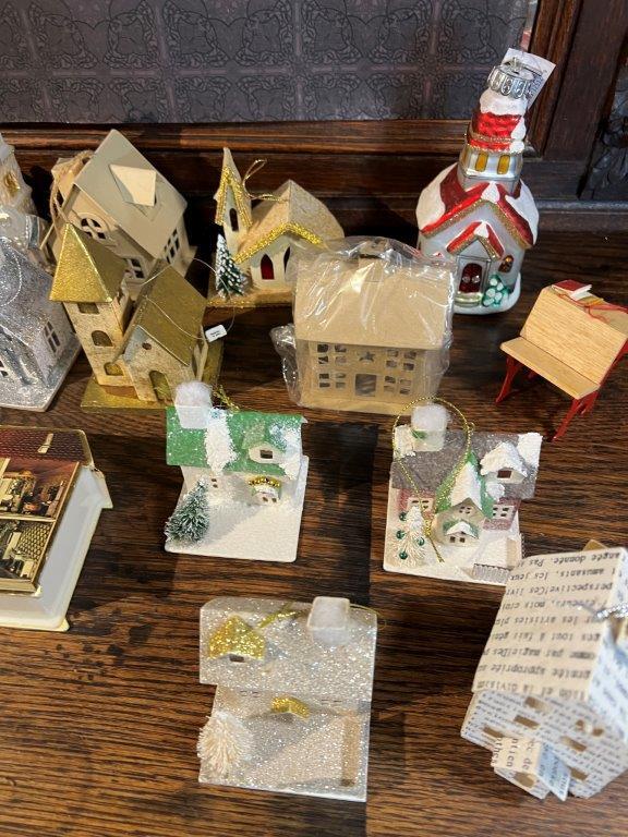 Christmas Village style Mini Houses and Churches