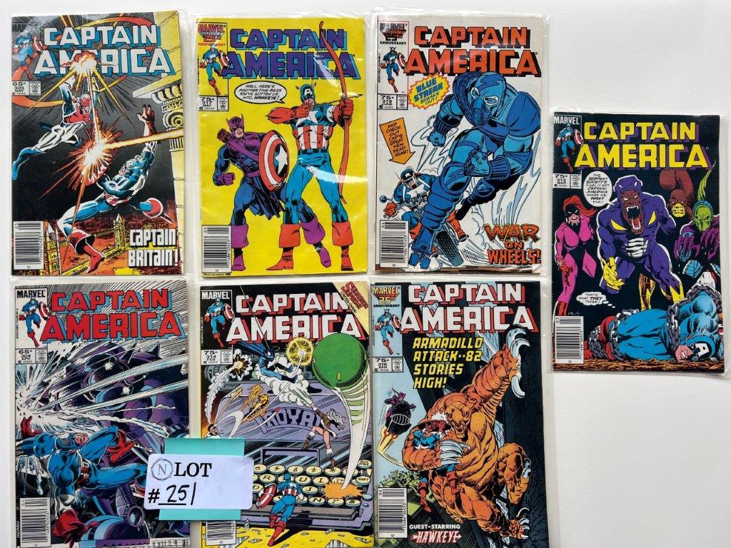 Marvel Captain America Comic Book Series